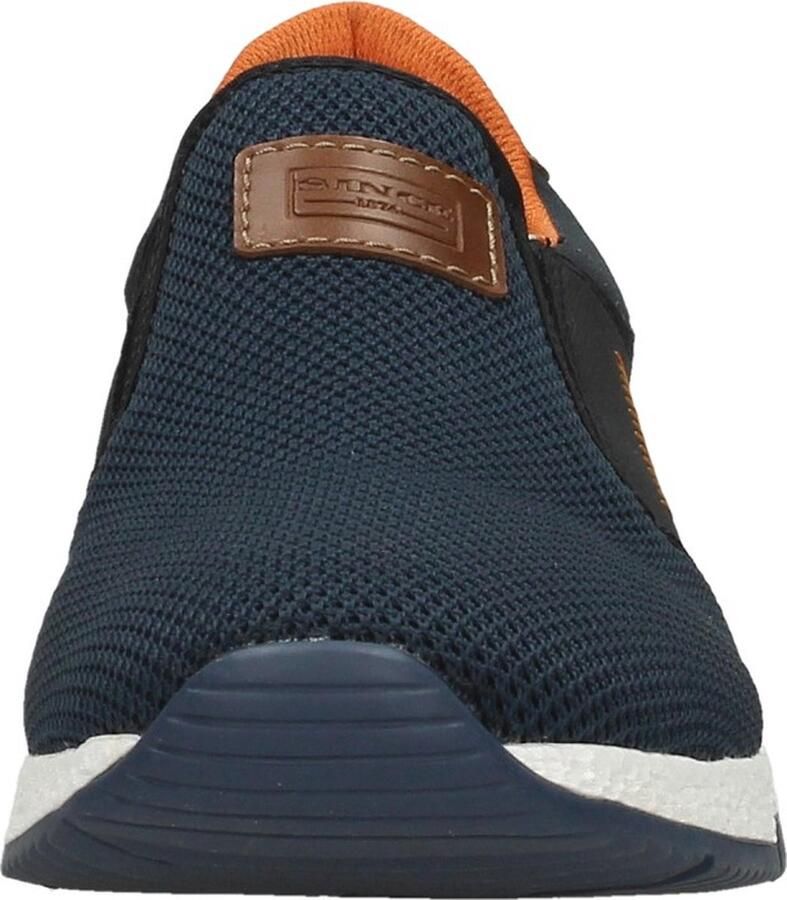 Rieker Slip-on sneakers Casual slipper vrijetijdsschoen instapschoen met contrastnaad - Foto 3