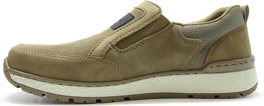 Rieker Instapper taupe Textiel Heren - Foto 6
