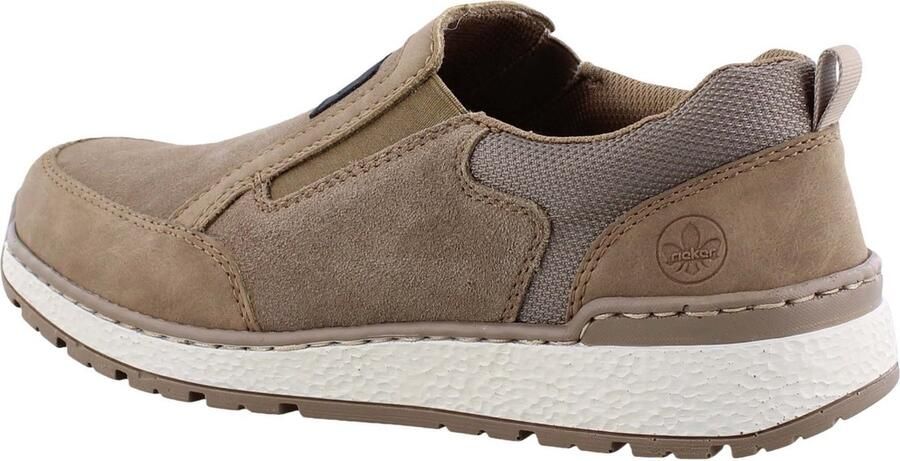 Rieker Instapper taupe Textiel Heren - Foto 3