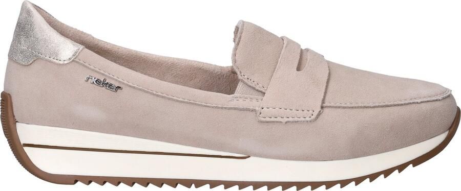 Rieker Instappers Dames Beige