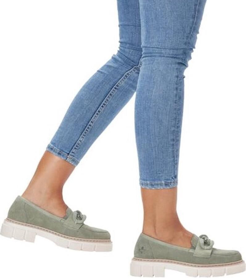 Rieker Loafers met trendy sierketting - Foto 2