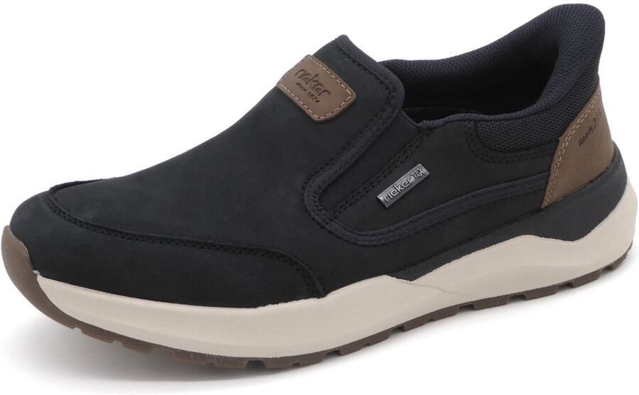 Rieker Instappers H-leest blauw Suéde