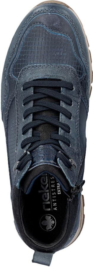 Rieker Sneakerboots Veterboots high top sneaker veterschoen met binnenritssluiting