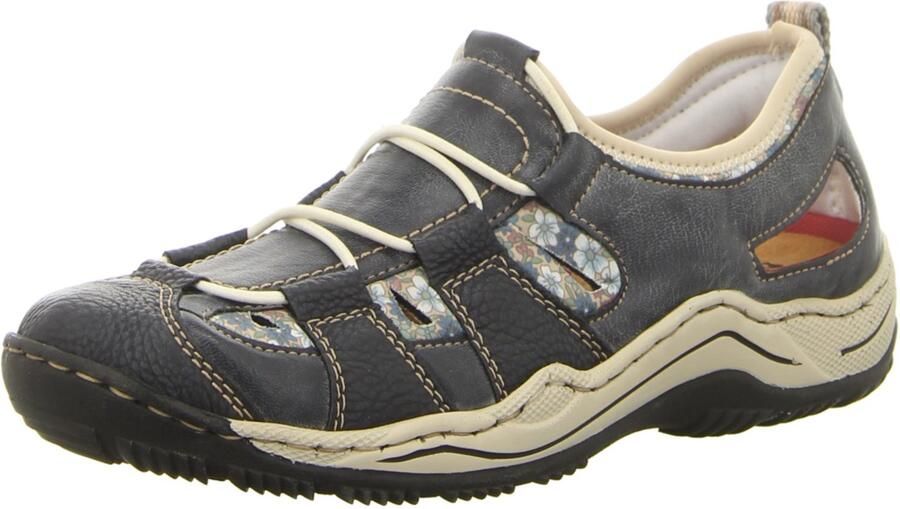 Rieker NU 21% KORTING Slip on sneakers met contrastdetails - Foto 1