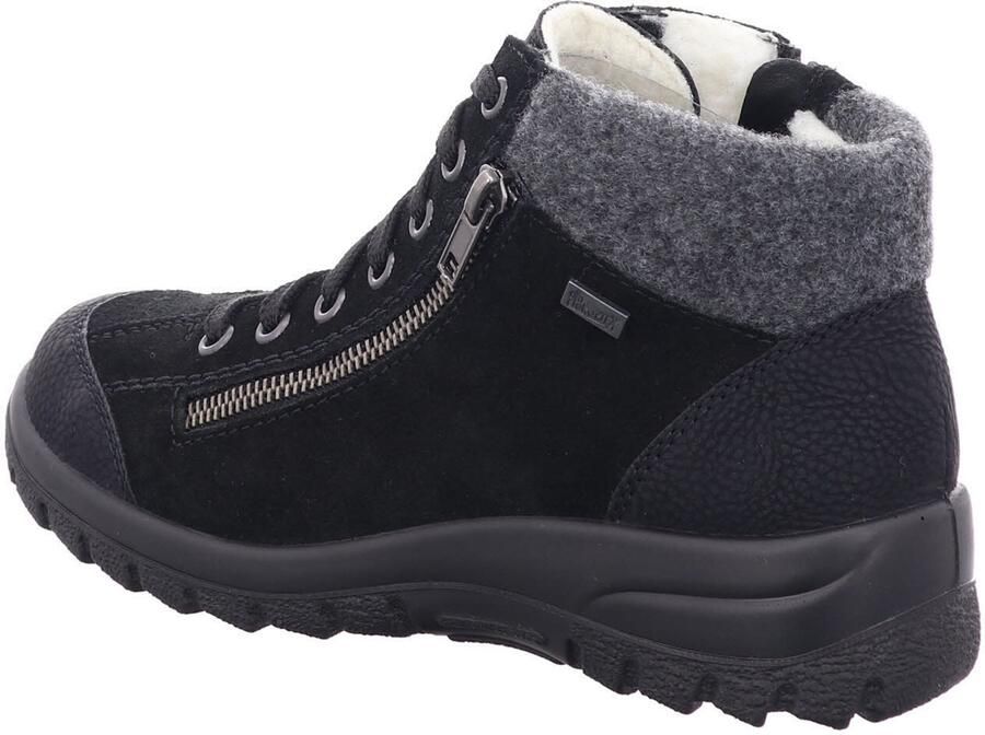 Rieker Winterlaarzen outdoor laarzen winterankle boots met vilten schachtafsluiting tex