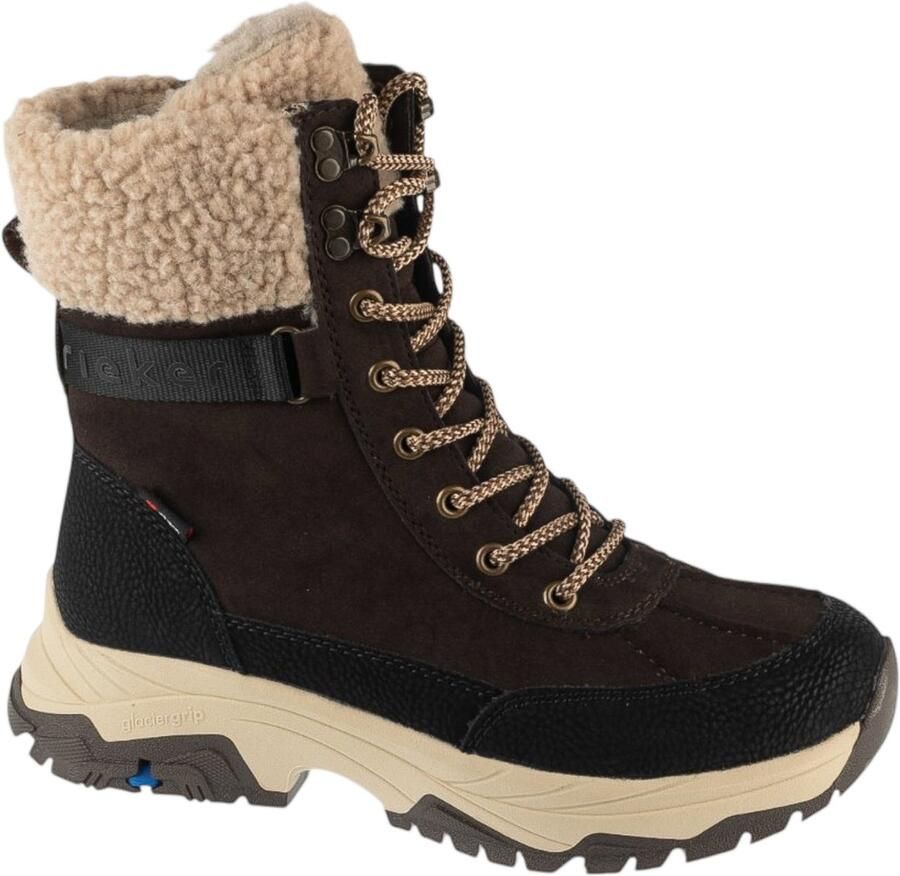 Rieker Lace Up Boot Vrouwen Bruin Laarsjes