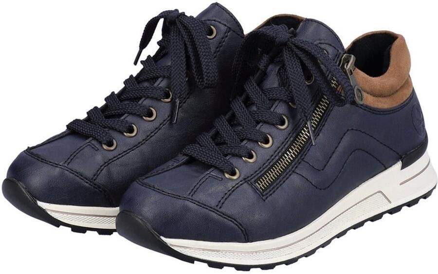 Rieker Sneakers met zachte schacht vrijetijdsschoen lage schoen veterschoen - Foto 2