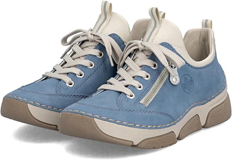 Rieker lage damesslipschoen 45973-14 blauw