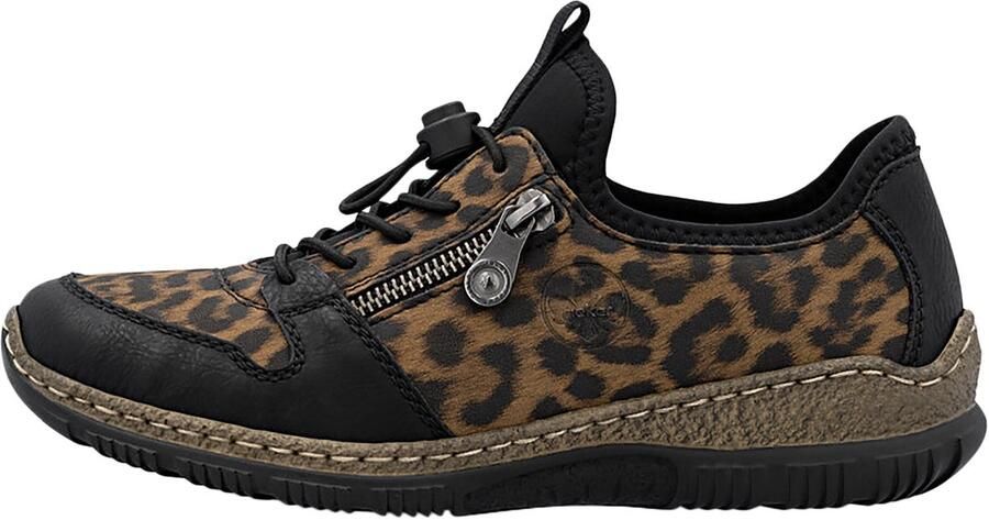 Rieker Slip-on sneakers Instapschoen leo-sneaker vrijetijdsschoen met MemoSoft-binnenzool - Foto 2