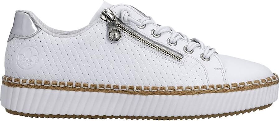 Rieker Lage sneakers van schapenleer