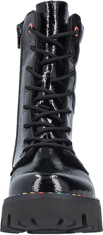 Rieker Winterlaarsjes Plateauzolen winterlaarzen laklaarsjes met binnenritssluiting