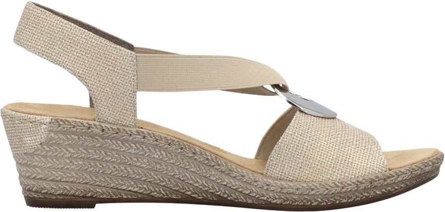 Rieker Sandalen met sleehak 624H693