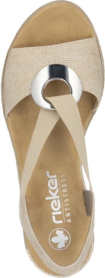 Rieker Sandalen met sleehak 624H693