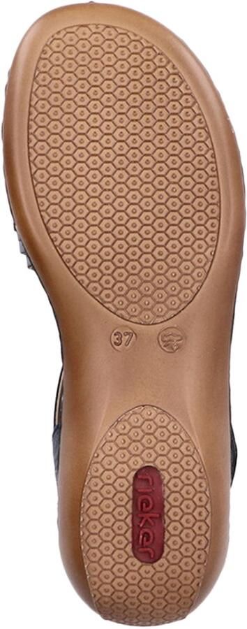 Rieker Comfort Veterschoenen in Lichtblauw