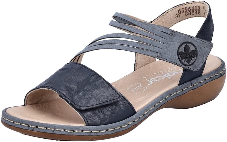 Rieker Comfort Veterschoenen in Lichtblauw - Foto 1