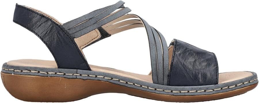 Rieker Comfort Veterschoenen in Lichtblauw