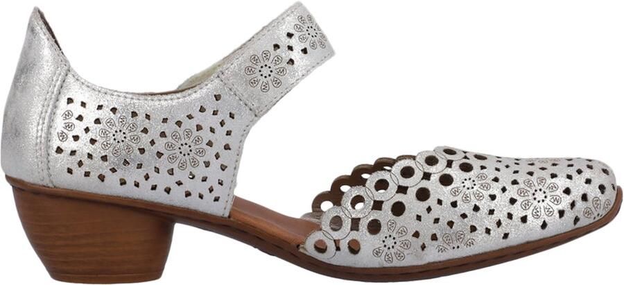 Rieker Leren sandalen met hak