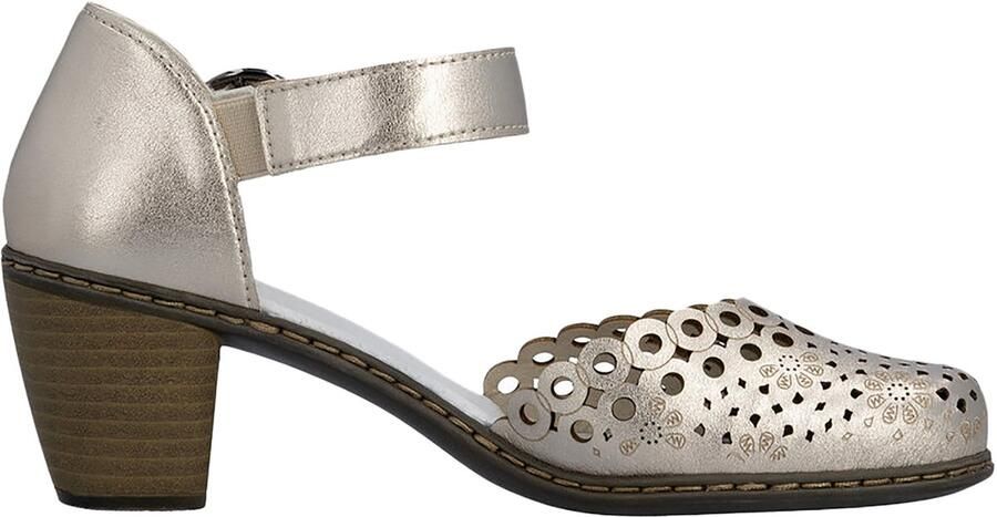 Rieker Leren sandalen met hak