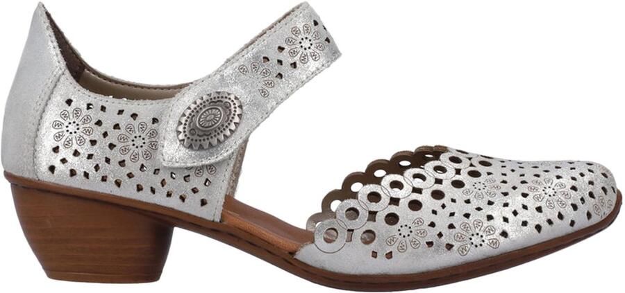 Rieker Leren sandalen met hak