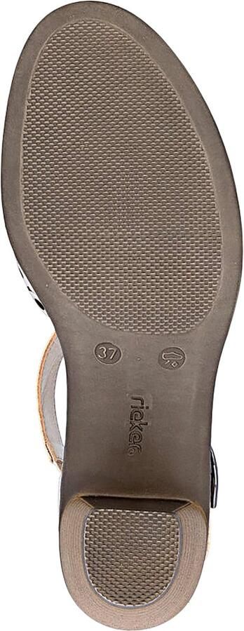 Rieker Leren sandalen met hak