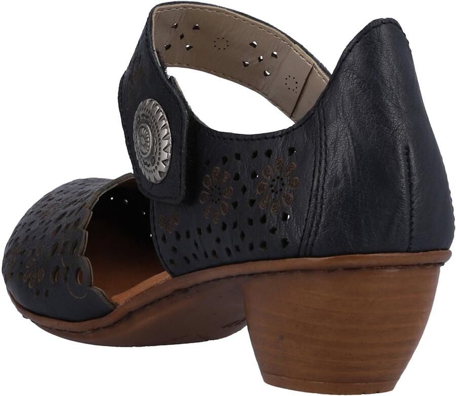 Rieker Leren sandalen met hak