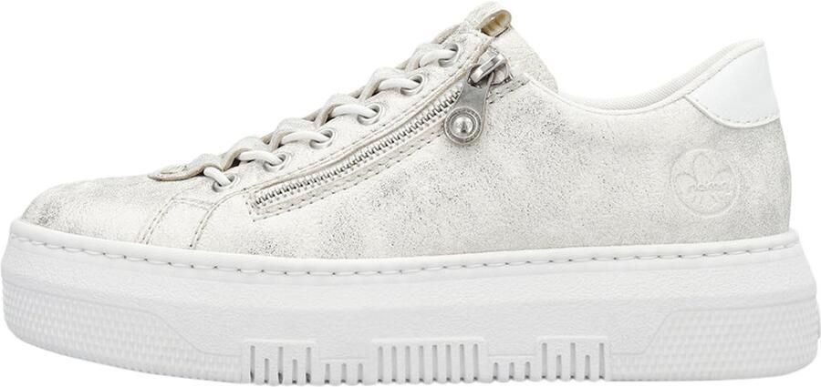 Rieker Plateausneakers Sneaker slip-on sneaker slipper met schachtvoering - Foto 2