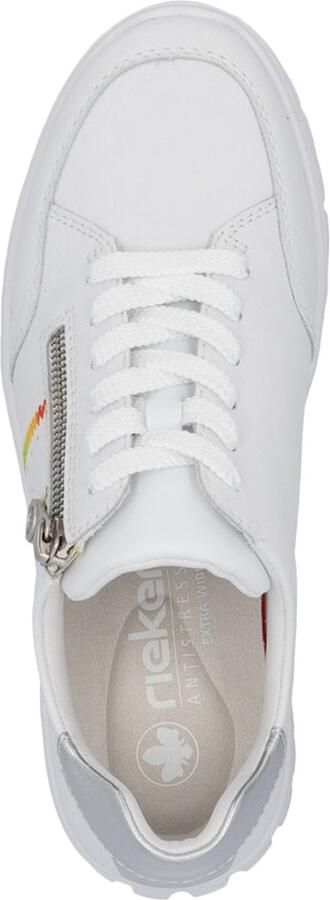 Rieker Sneakers veterschoenen lage schoen vrijetijdssneaker zijrits