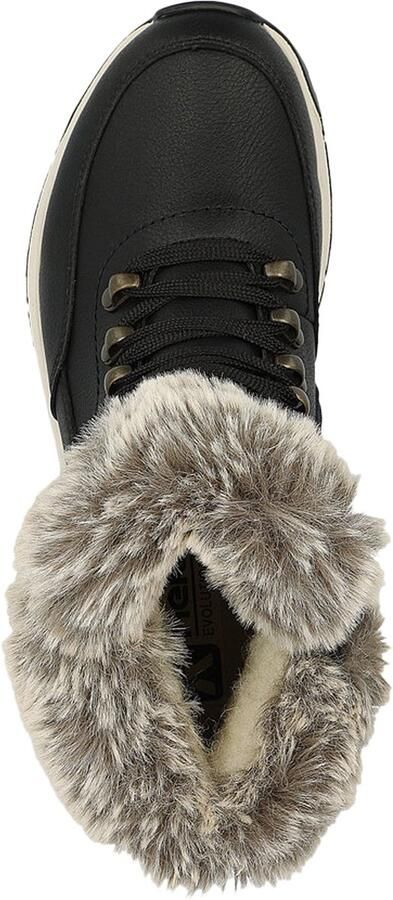 RRieker R-Rieker Winterlaarzen Hightop sneakers veterschoenen winterlaarzen met lamswolvoering