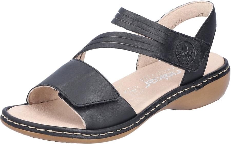 Rieker Sandalen met sleehak 6596400 - Foto 3