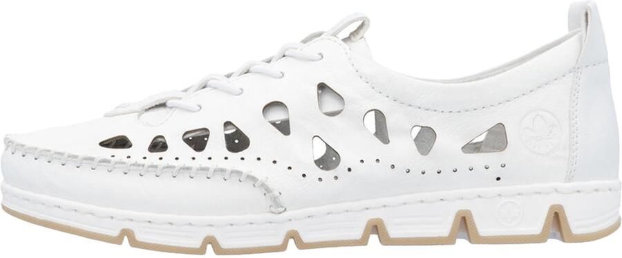 Rieker Comfort Veterschoenen voor Dames in het wit