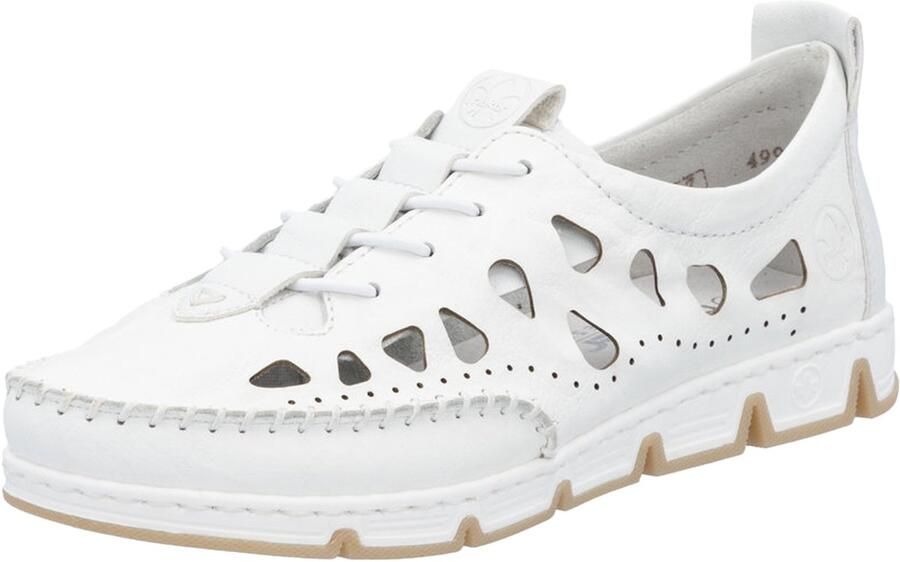 Rieker Comfort Veterschoenen voor Dames in het wit