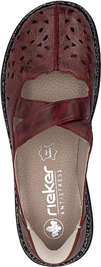 Rieker Massa leren sandalen