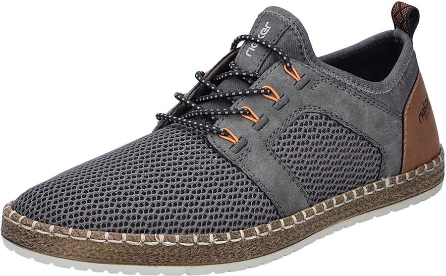 Rieker Slip-on sneakers instapschoen slippers vrijetijdsschoen elastische instap elastiek