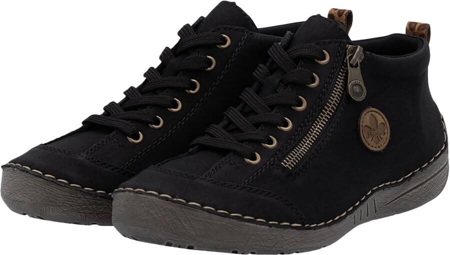 Rieker Veterschoenen Sneakers veterschoenen outdoorschoenen met ritssluiting