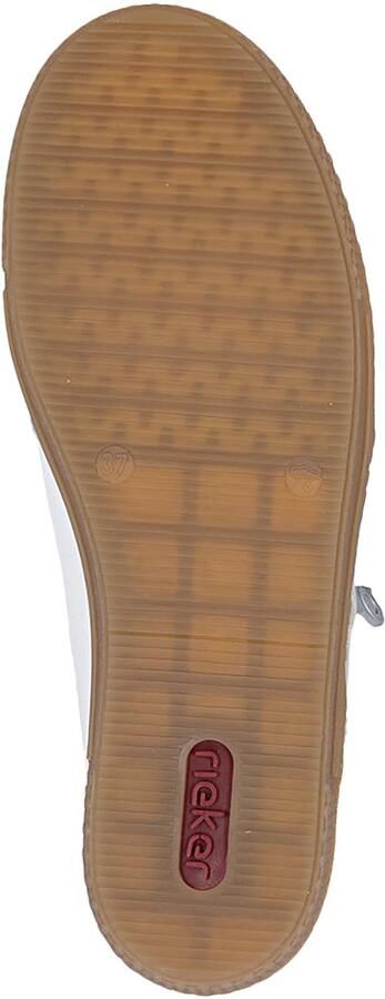 Rieker Sneakers lage schoen vrijetijdsschoen veterschoen met ritssluiting