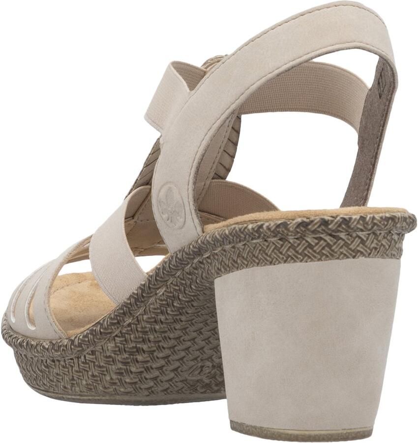 Rieker Morokko sandalen met hak