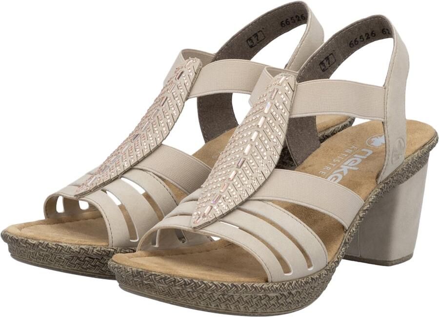 Rieker Morokko sandalen met hak