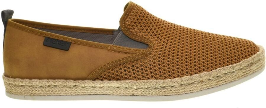 Rieker Mosterdgeel Espadrille Mocassin