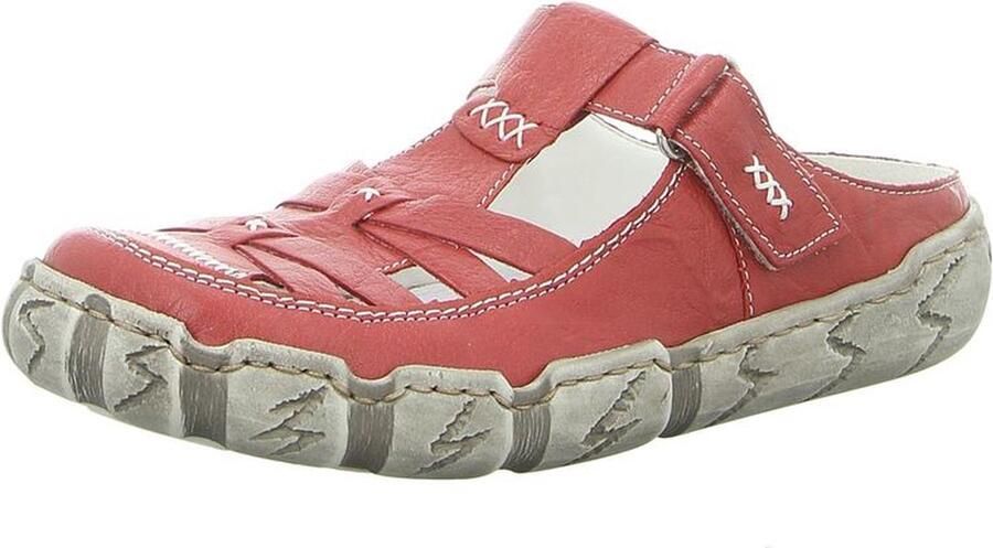 Rieker Clogs met decoratieve stiksels