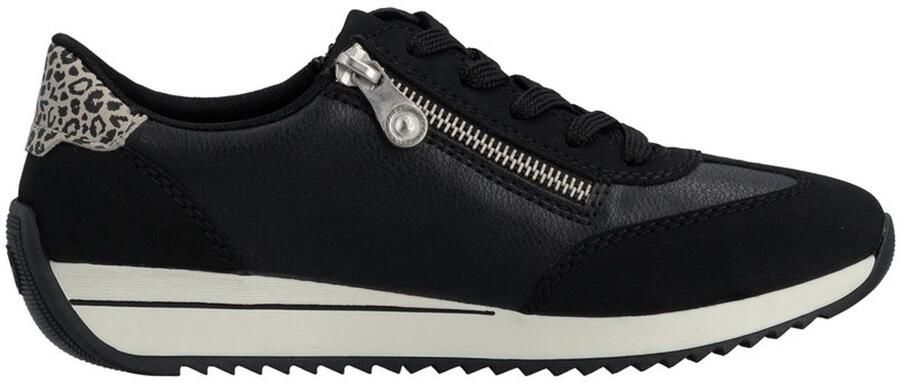 Rieker N1210 00 zwart sneaker dames