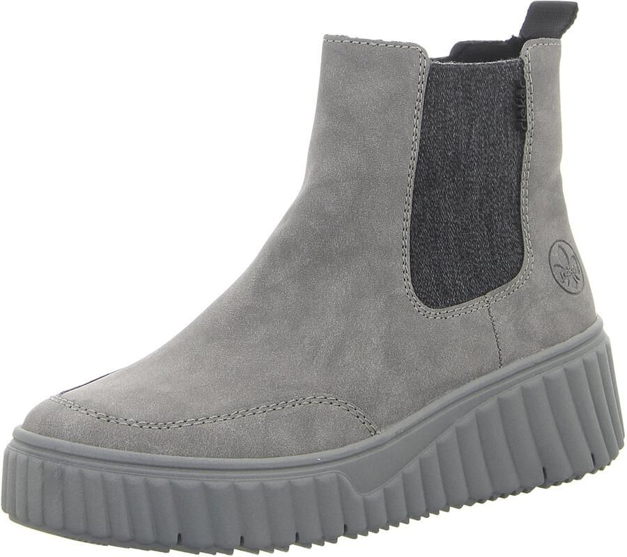 Rieker Chelsea-boots instaplaarzen wedge enkellaars met trekband