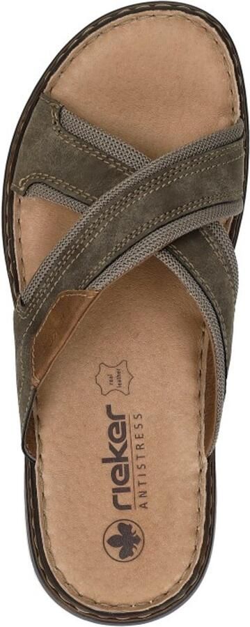 Rieker 27070-54 heren slippers groen - Foto 5
