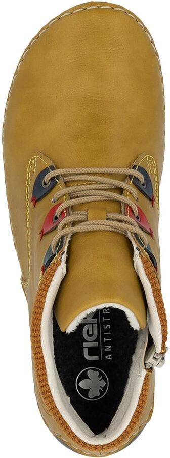 Rieker Veterschoenen Enkellaars High Top Sneaker met binnenzijde ritssluiting - Foto 5