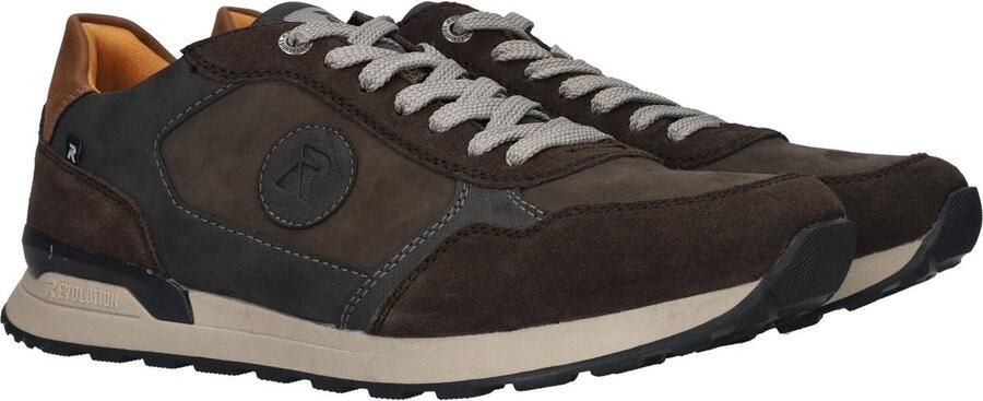 Rieker Comfortabele bruine sneakers met grijze accenten Multicolor Heren - Foto 2