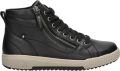 RRieker R-Rieker Hoge veterschoenen ankle boot high top sneaker leisure boots with zipper - Zwart