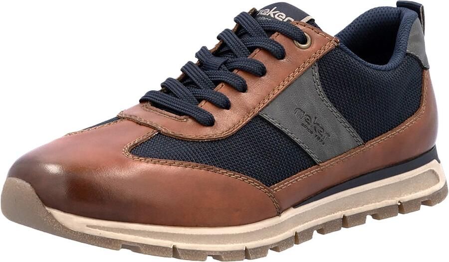 Rieker Sneakers Veterschoen lage schoen Casual-Sneaker met gep. schachtrand - Foto 3