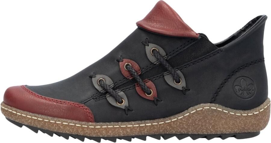 Rieker Rook Leren Lage Sneakers
