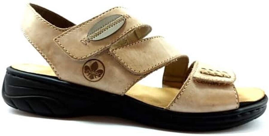 Rieker Beige Comfort Sandalen voor Dames