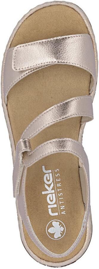 Rieker Sandaal 659 Metallic Zacht Voetbed