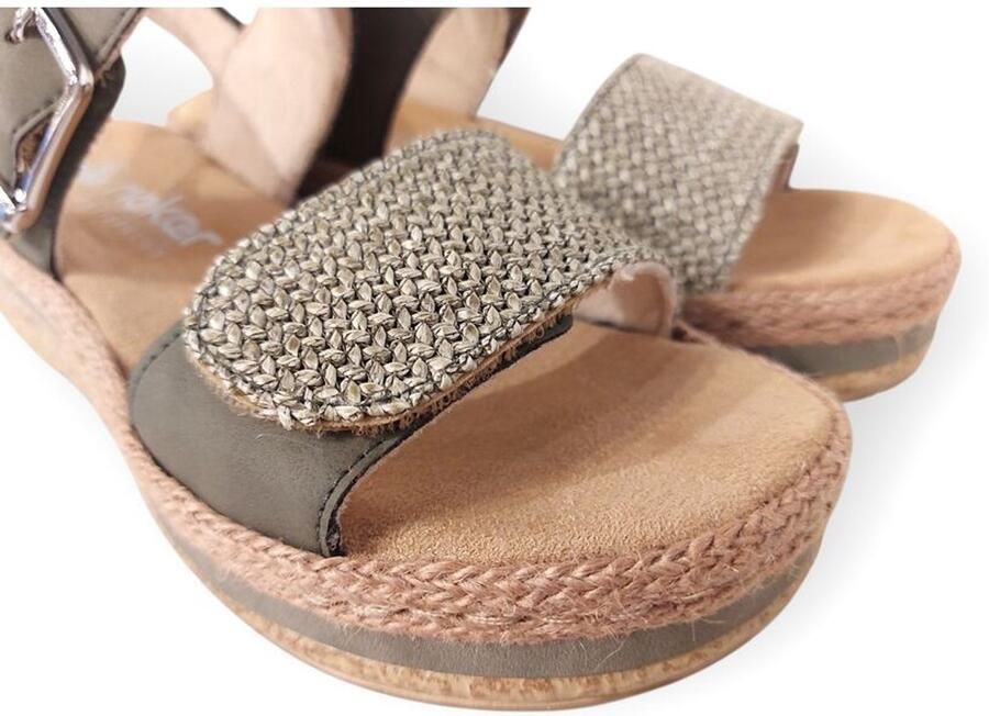 Rieker Sandaal V0951-54 Groen